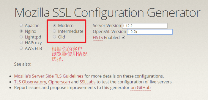 ssl-config-generator