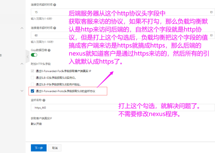 nexus 绑定负载均衡nginx反向代理后 遇到的https问题。