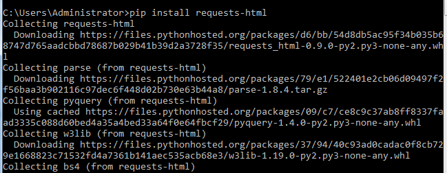 5.Python使用最新爬虫工具requests-html