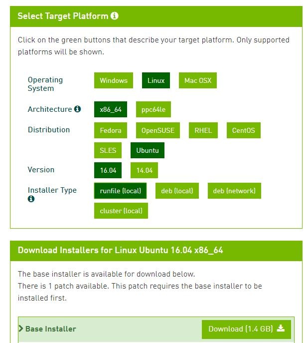 Ubuntu16.04+GTX 1080Ti+CUDA 8.0+cuDNN+Tesnorflow1.0深度学习服务器安装之路