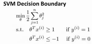 吴恩达机器学习笔记43-SVM大边界分类背后的数学（Mathematics Behind Large Margin Classification of SVM）