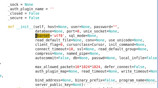 Django 连接mysql数据库中文乱码