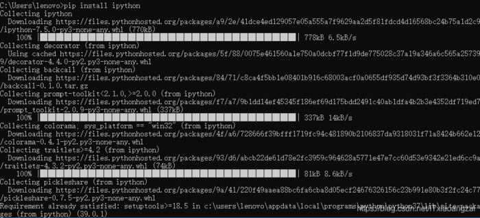 python数据分析&挖掘，机器学习环境配置