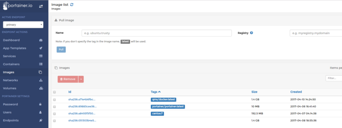 Docker集群管理portainer的使用