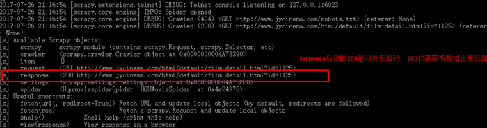 2017.07.26 Python网络爬虫之Scrapy爬虫实战之今日影视