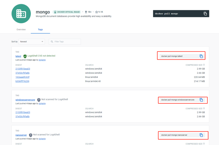 MongoDB从入门到实战之Docker快速安装MongoDB