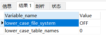 linux下mysql表名大小写敏感的问题