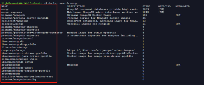 MongoDB从入门到实战之Docker快速安装MongoDB