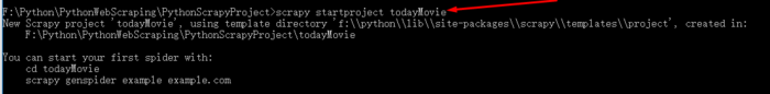 2017.07.26 Python网络爬虫之Scrapy爬虫实战之今日影视