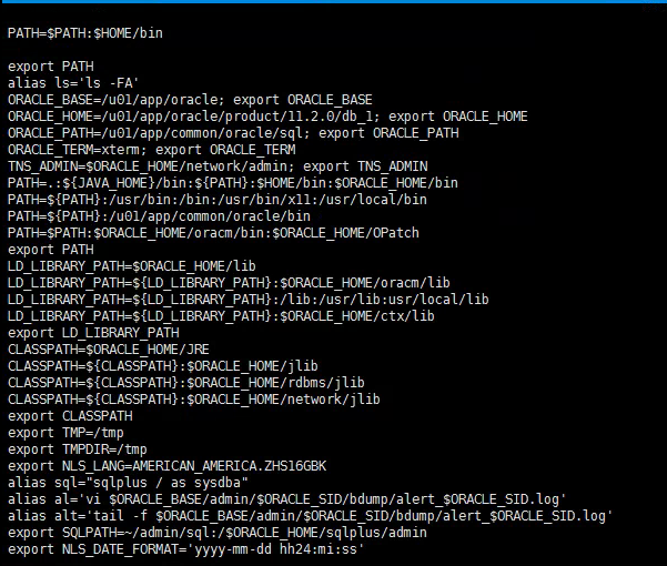 Linux下数据库备份恢复过程