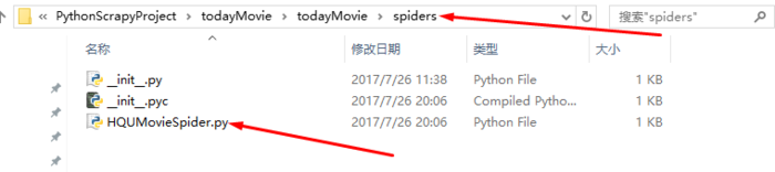 2017.07.26 Python网络爬虫之Scrapy爬虫实战之今日影视