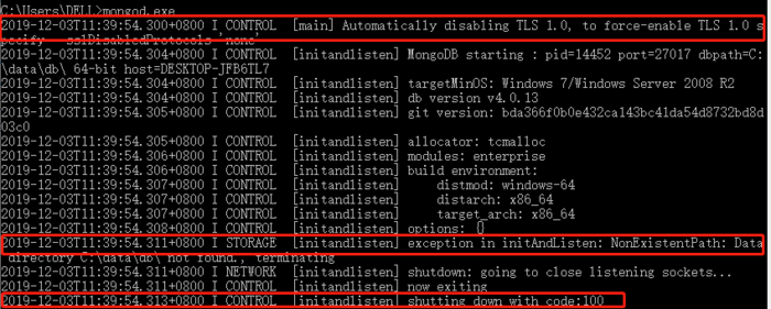 python爬虫-MongoDB安装配置