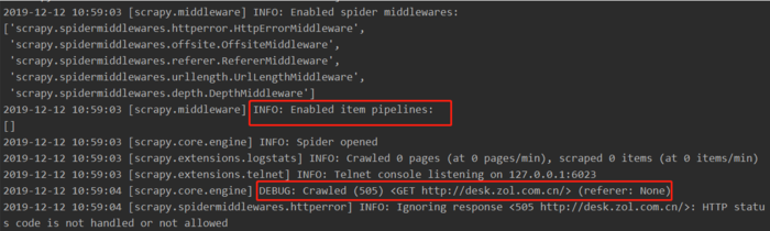 python爬虫-scrapy日志