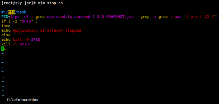 Linux下执行shell脚本出现-bash: ./stop.sh: /bin/bash^M: bad interpreter: No such file or directory问题