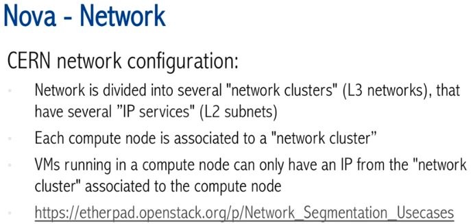 超千个节点OpenStack私有云案例（1）：CERN 5000+ 计算节点私有云