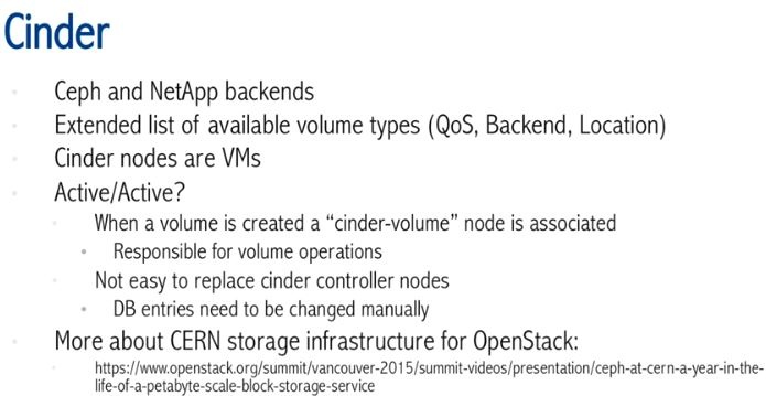 超千个节点OpenStack私有云案例（1）：CERN 5000+ 计算节点私有云