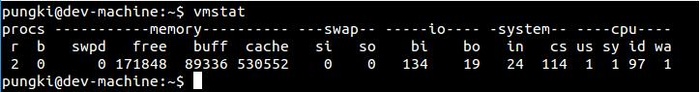 Linux vmstat：报告虚拟内存统计的工具