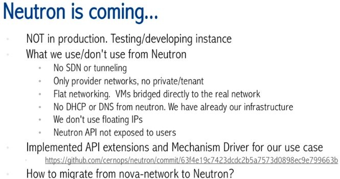 超千个节点OpenStack私有云案例（1）：CERN 5000+ 计算节点私有云