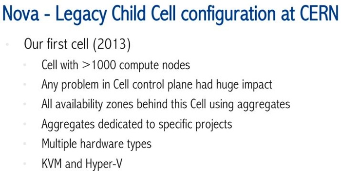 超千个节点OpenStack私有云案例（1）：CERN 5000+ 计算节点私有云