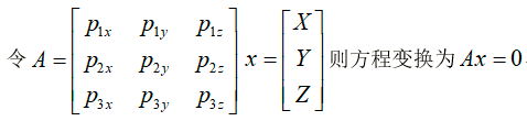 点云法线计算