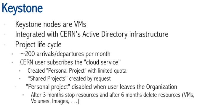 超千个节点OpenStack私有云案例（1）：CERN 5000+ 计算节点私有云