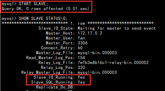 MySQL主从复制配置(Docker容器内配置)