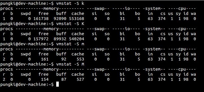 Linux vmstat：报告虚拟内存统计的工具