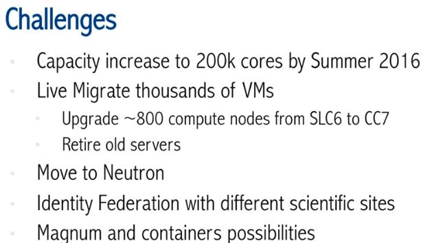 超千个节点OpenStack私有云案例（1）：CERN 5000+ 计算节点私有云