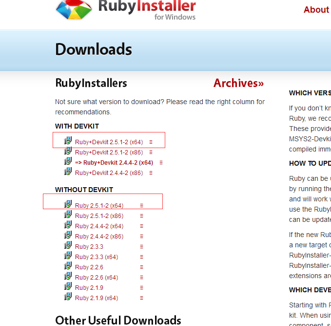 关于ruby安装在windows gem install redis-dump 报错：MSYS2 could not be found