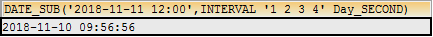 Mysql之INTERVAL与DATE_SUB与EXTRACT函数的使用