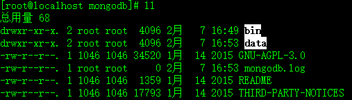 mongodb 之linux下安装、启动、停止、连接