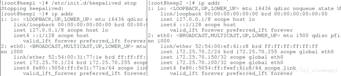 keepalived原理及nginx+keepalived