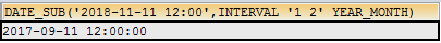 Mysql之INTERVAL与DATE_SUB与EXTRACT函数的使用