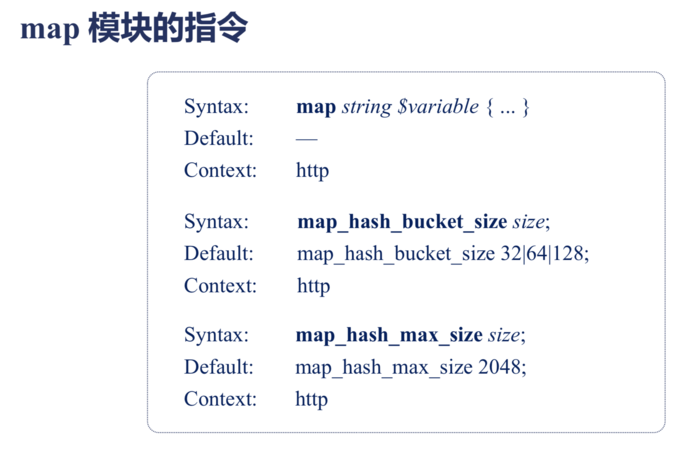 Nginx map模块