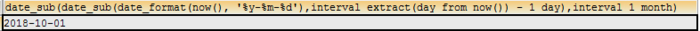 Mysql之INTERVAL与DATE_SUB与EXTRACT函数的使用