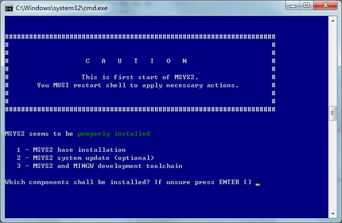 关于ruby安装在windows gem install redis-dump 报错：MSYS2 could not be found
