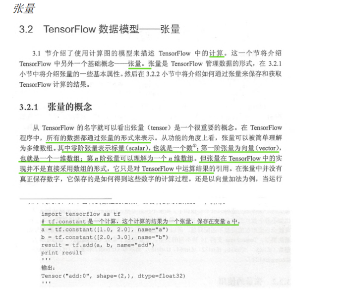 Tensor flow 实战Google深度学习框架 笔记摘要Pone