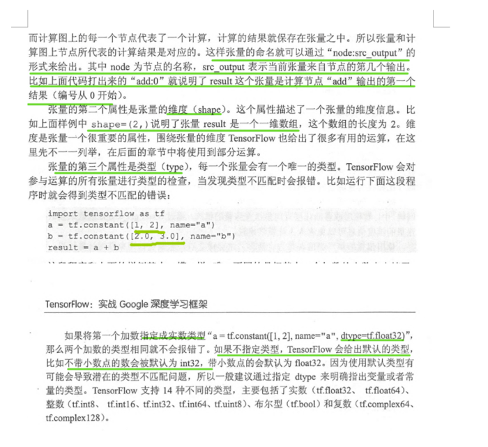 Tensor flow 实战Google深度学习框架 笔记摘要Pone