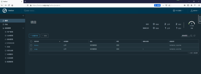 docker上传镜像到harbor镜像仓库