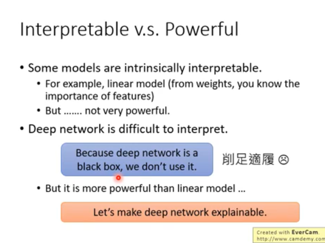 【笔记】机器学习 - 李宏毅 -- Explainable ML 可解释性机器学习