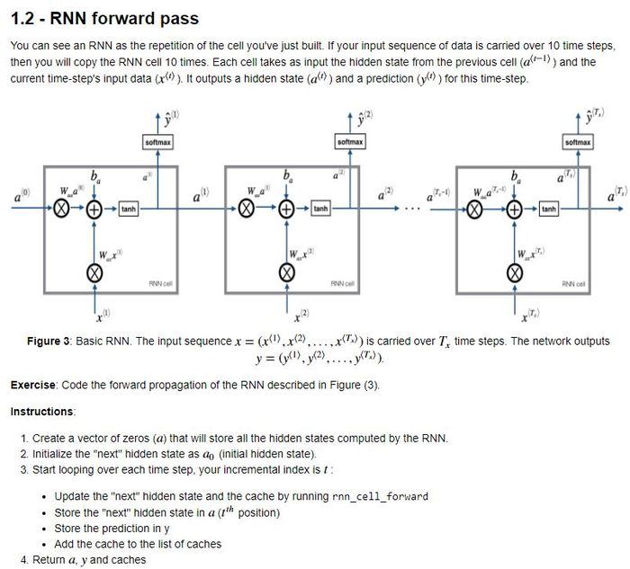 循环神经网络 - - DeepLearning.ai 学习笔记（5-1）