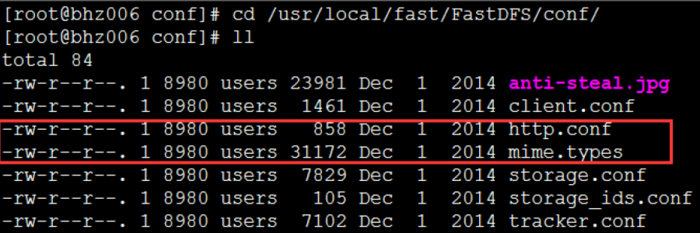 FastDFS 和nginx整合