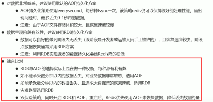 Redis入门到精通（十二）——持久化AOF概念、AOF写数据的三种策略（always/everysec/no）、AOF重写方式（手动重写、自动重写）、AOF重写流程、RDB与AOF的选择、Redis持久化总结