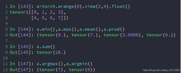 PyTorch——(3) tensor基本运算