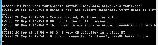 WINDOWS REDIS 修改requirepass 不生效；