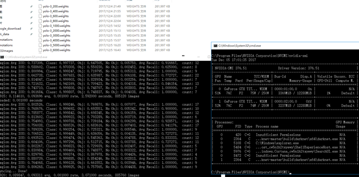 目标检测之三 Win10 +VS2015+双gtx Titan X使用YOLO v2训练VOC数据