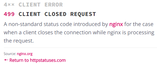 nginx 499 状态码优化