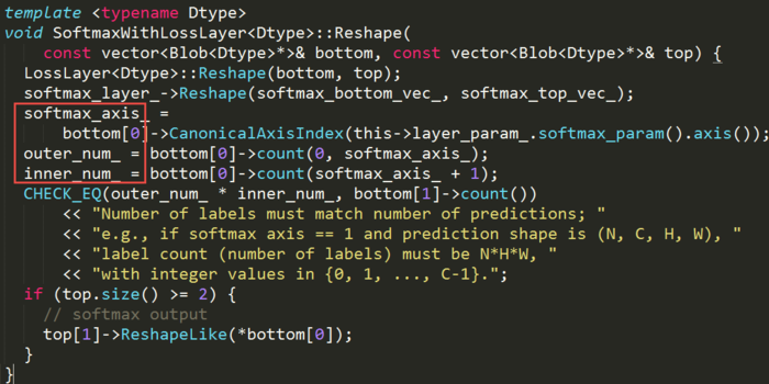 目标检测之Loss：softmaxLoss函数代码解读