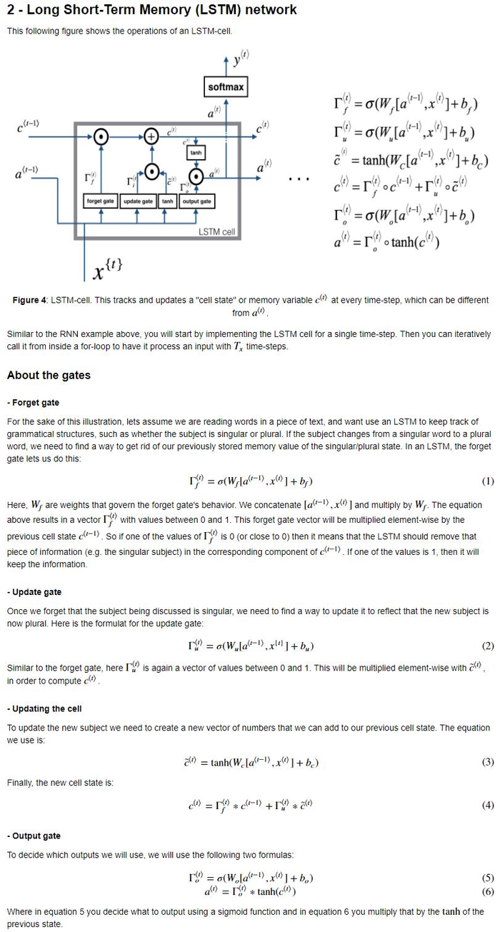 循环神经网络 - - DeepLearning.ai 学习笔记（5-1）