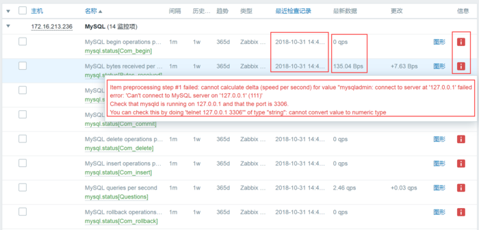 Zabbix 监控MySQL、Apache、Nginx应用监控